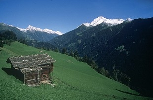 Berglandschaft im Zillertal