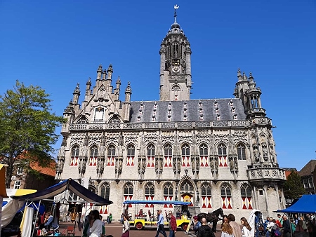 Zeeland - Rathaus in Middelburg, Holland