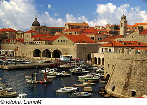 Der Hafen von Dubrovnik